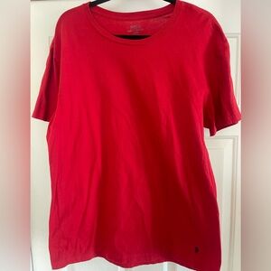Ralph Lauren Vibrant Red Short Sleeve Tee